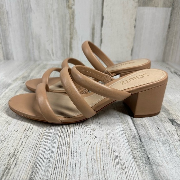 schutz olly block heel